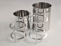 Kinematica Polytron® Dispersing Vessel Cylindrical-Shaped Stainless Steel Vessel with Cover and Removable Baffles Part, Stirrers, Kinematica, MSE Supplies