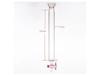 MSE PRO Grinding Mouth Chromatography Column with Sand Plate Ball, φ32mm, Effective Length: 305mm, 2mm Gate Aperture, 35/20