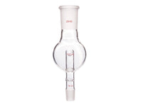 MSE PRO Splash-Proof Balls, Perforated Glass, Upper Mouth: 29/42, Lower Mouth: 19/22, 100mL - MSE Supplies LLC