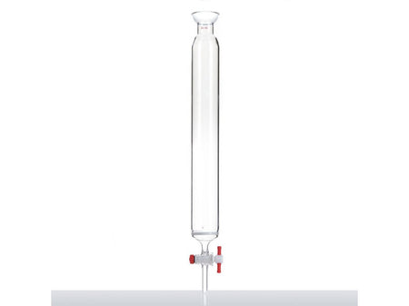 MSE PRO Grinding Mouth Chromatography Column with Sand Plate Ball, φ46mm, Effective Length: 305mm, 2mm Gate Aperture, 35/20