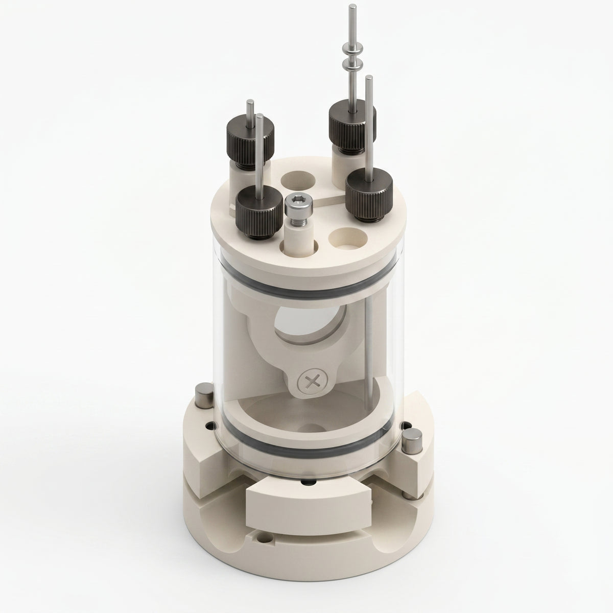 Bottom Mount Electrochemical H-Cell 50 Ml AI image