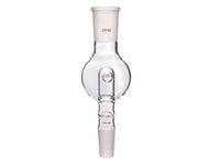 MSE PRO Splash-Proof Balls, Perforated Glass, Upper Mouth: 29/42, Lower Mouth: 24/40, 100mL - MSE Supplies LLC