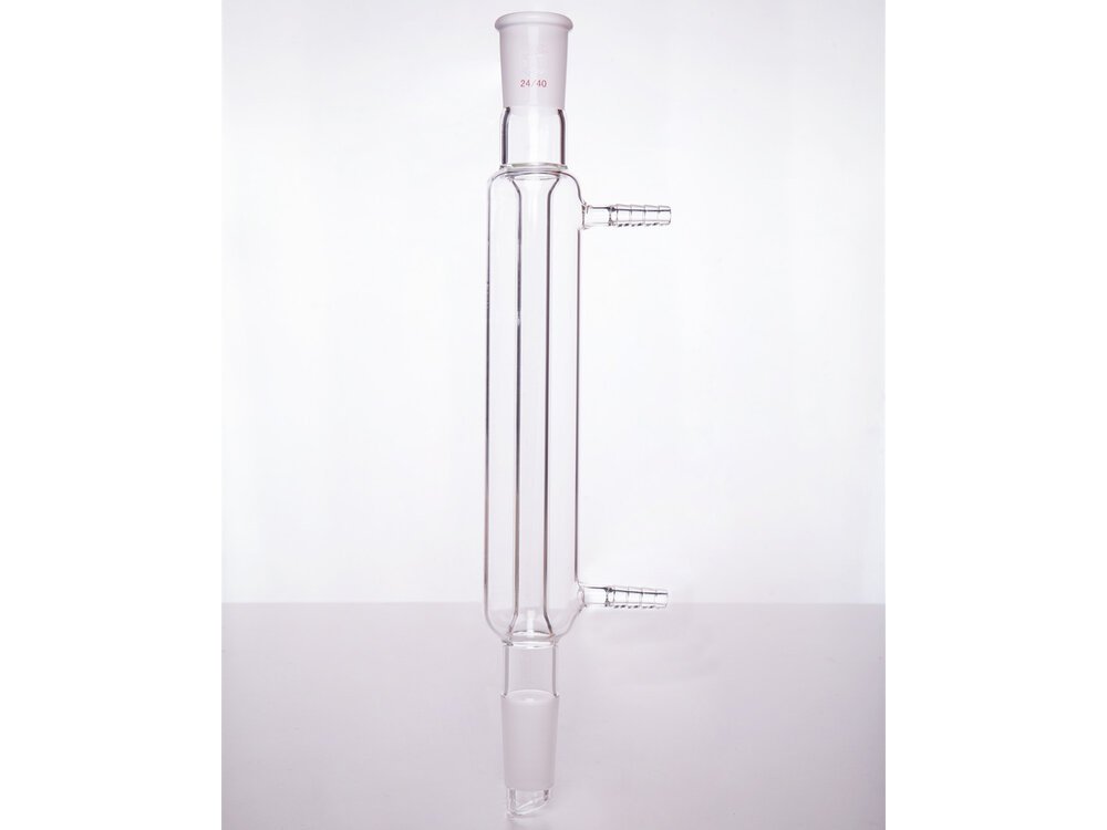 MSE PRO Straight Condenser, 24/40, Effective Length: 200mm, φ10mm Nozzle