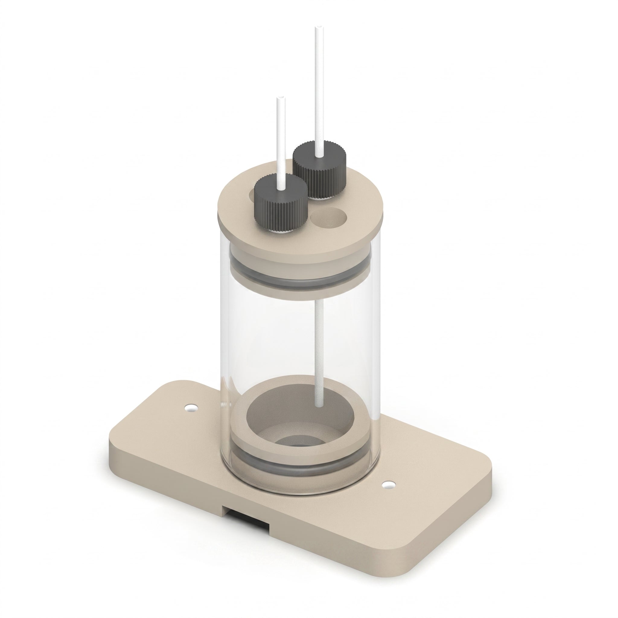 Quartz Crystal Microbalance Electrochemical Cell AI image