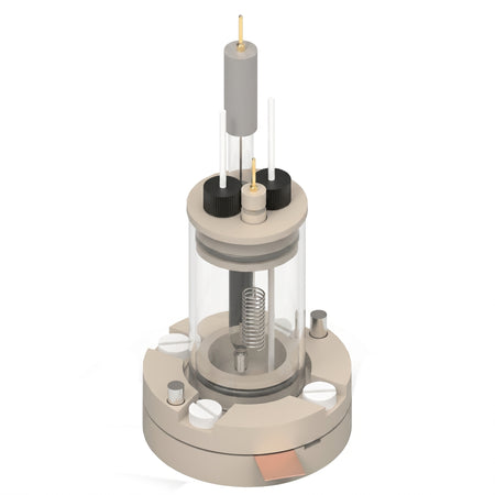 Bottom mount electrochemical cell setup, 7mm x 7mm AI image