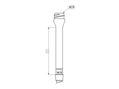 MSE PRO Micro Fractionator, 14/10, 100mm