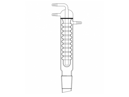 MSE PRO New Ball Cooling Core, High Efficiency Cooler, 24/40, Effective Length: 330mm, φ10mm Small Nozzle