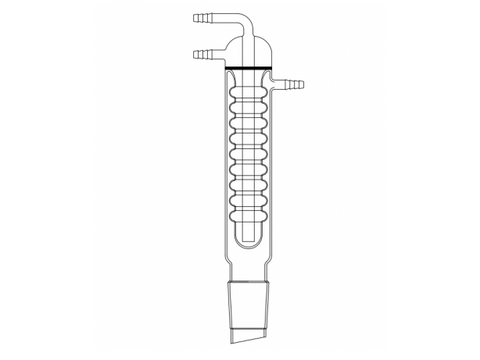 MSE PRO New Ball Cooling Core, High Efficiency Cooler, 24/40, Effective Length: 330mm, φ10mm Small Nozzle