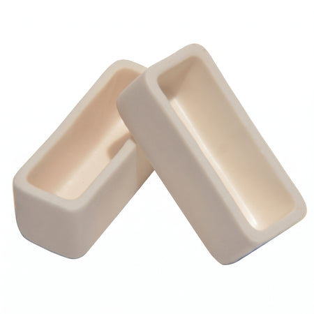 MSE PRO High Purity Alumina (Al<sub>2</sub>O<sub>3</sub>) Boat Crucible Rectangular AI image