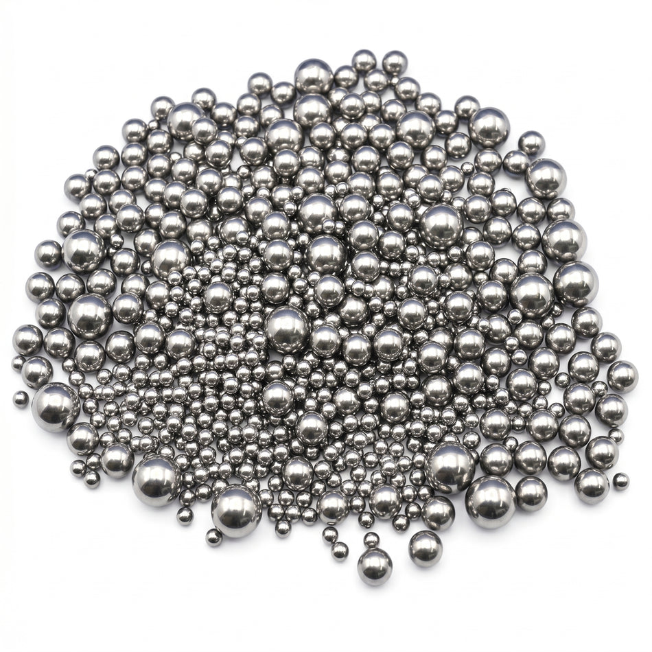 MSE PRO Milling Media Set for 500 ml 440C SS Roller Mill Jar AI image