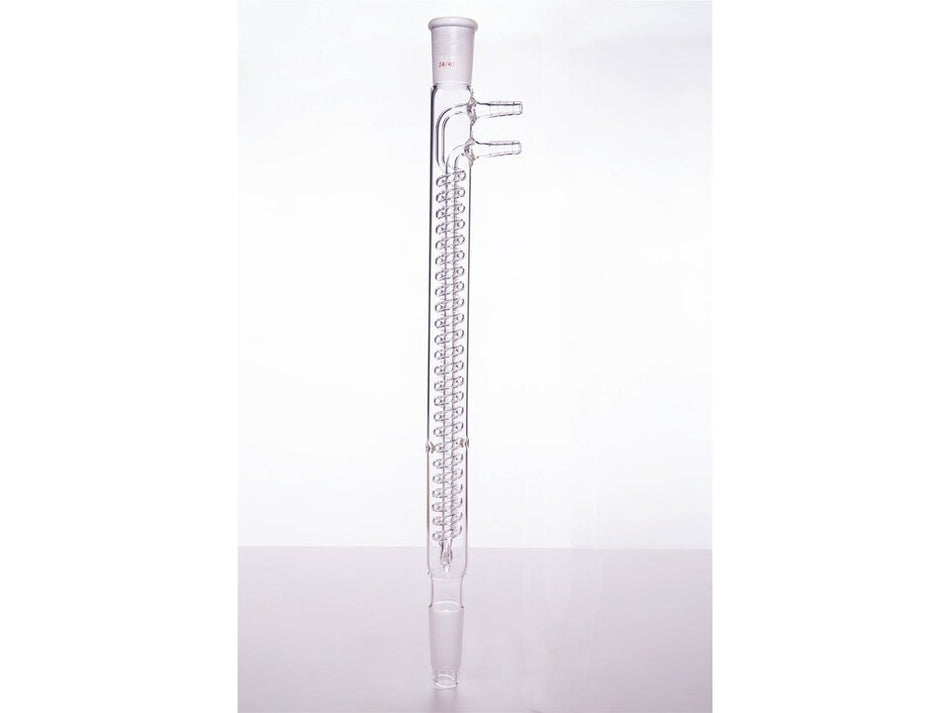 MSE PRO Snake Type Reflux Condenser, High Efficiency, 24/40, Interlayer Length 275mm, φ10mm Small Nozzle - MSE Supplies LLC