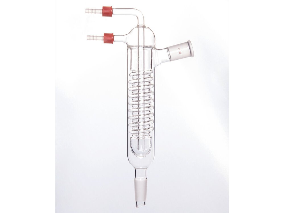 MSE PRO High Efficiency Cooler, 24/40-24/40, Effective Length: 330mm, φ8mm Detachable Nozzle - MSE Supplies LLC