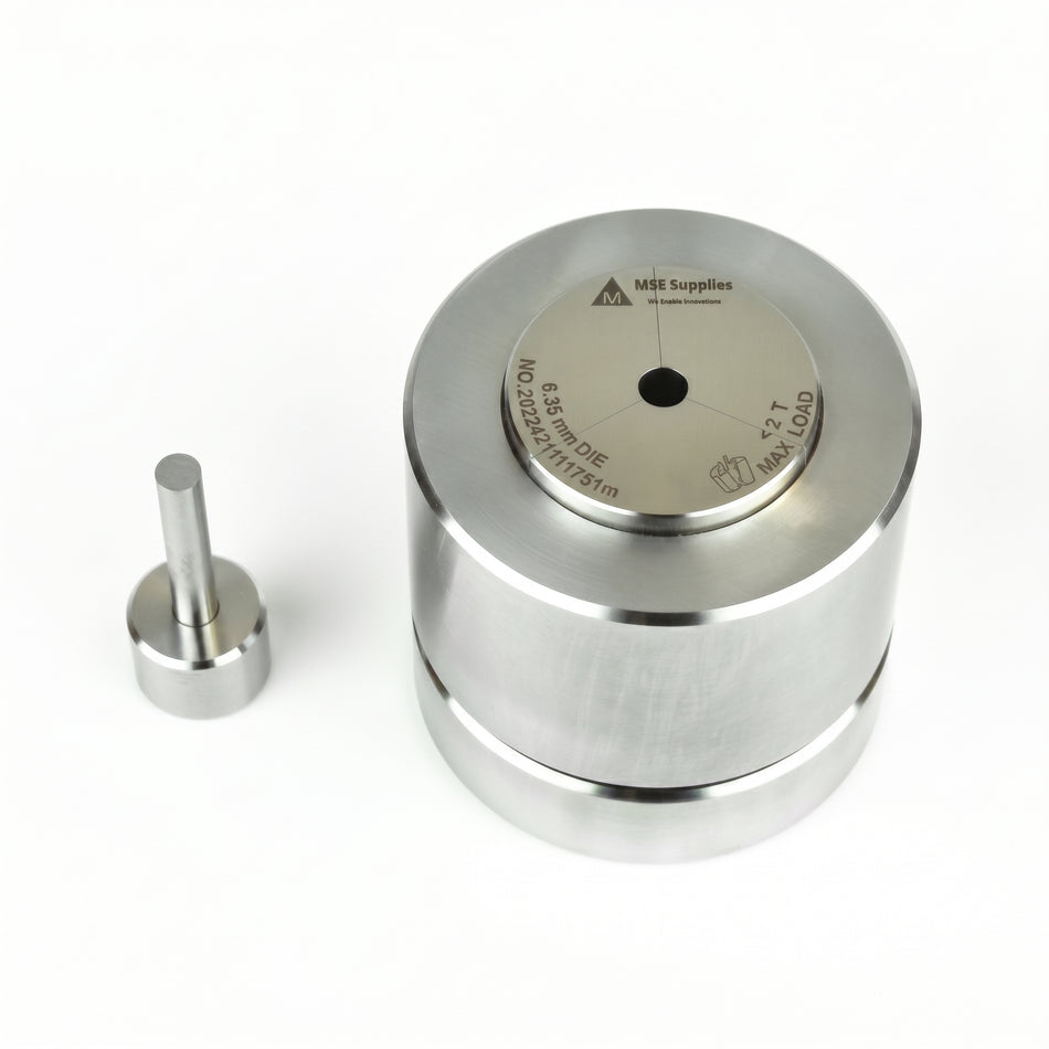 MSE PRO 0.25" (6.35 mm) Diameter Split Type Dry Pellet Pressing Die Set AI image