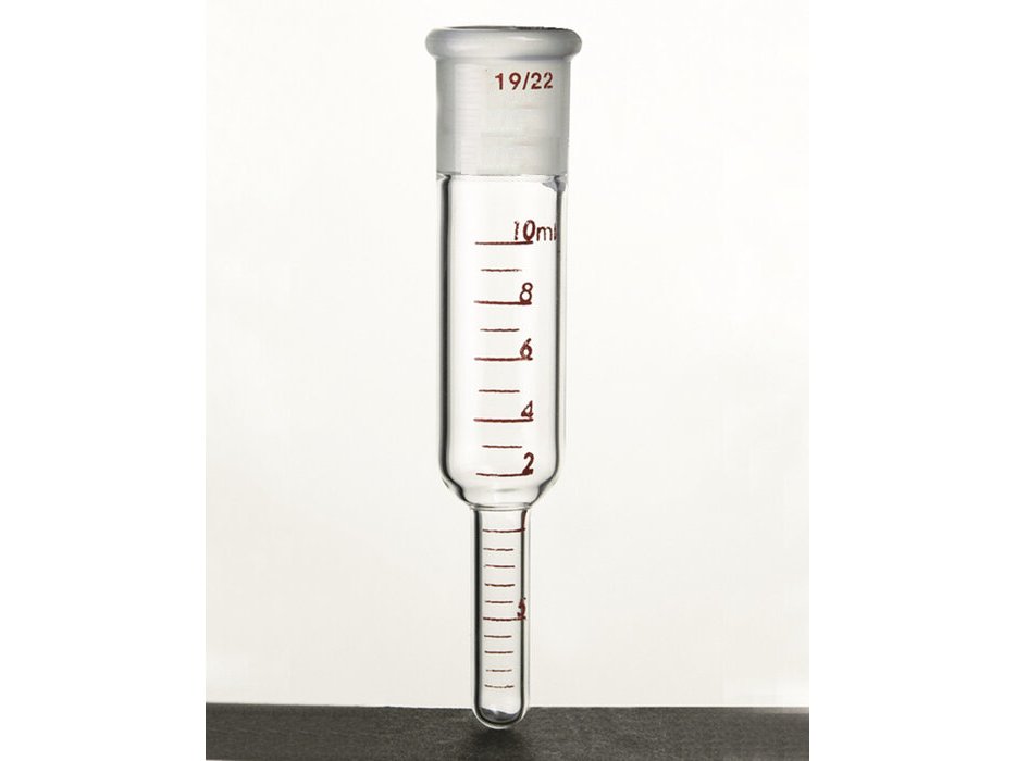 MSE PRO Graduated Concentrator Tube, Grinding Mouth: 19/22, Volume: 10mL