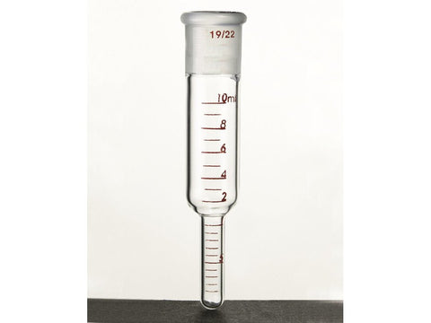 MSE PRO Graduated Concentrator Tube, Grinding Mouth: 19/22, Volume: 10mL