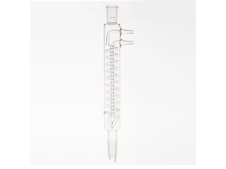 MSE PRO High Capacity Reflux Condenser, 24/40, Condenser Length: 200mm, φ10mm Nozzle - MSE Supplies LLC