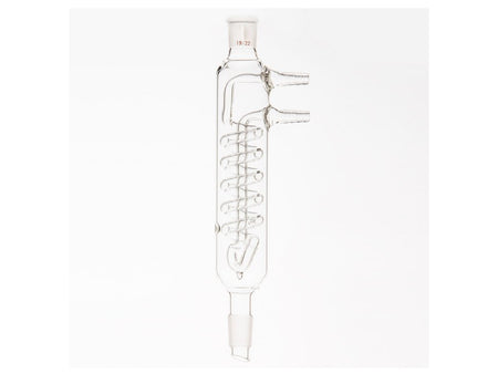 MSE PRO High Capacity Reflux Condenser, 19/22, Condenser Length: 125mm, φ8mm Nozzle - MSE Supplies LLC