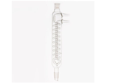 MSE PRO High Capacity Reflux Condenser, 19/22, Condenser Length: 175mm, φ8mm Nozzle - MSE Supplies LLC