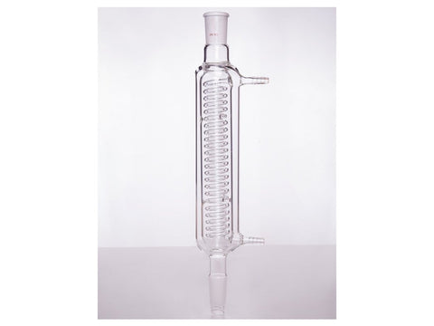 MSE PRO Snake-Shaped Condenser with Sandwich, 24/40, Sandwich Length 250mm, φ10mm Small Nozzle