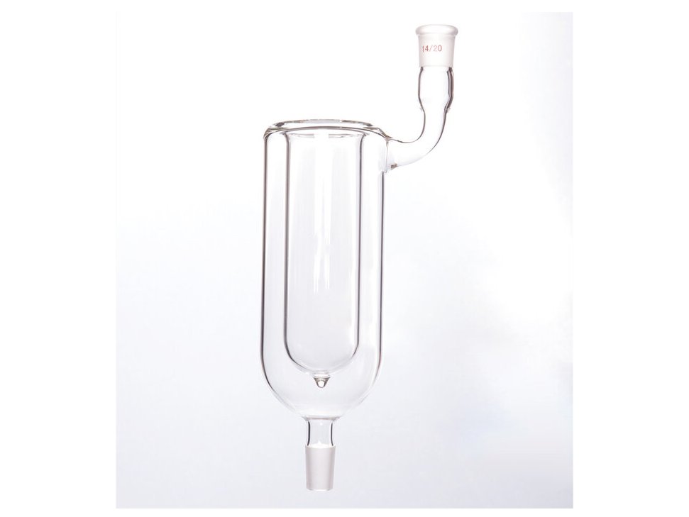 MSE PRO Micro Dewar Condenser, 90°, 14/20, Inner Tube Depth: 120mm, Inner Diameter: 31mm - MSE Supplies LLC