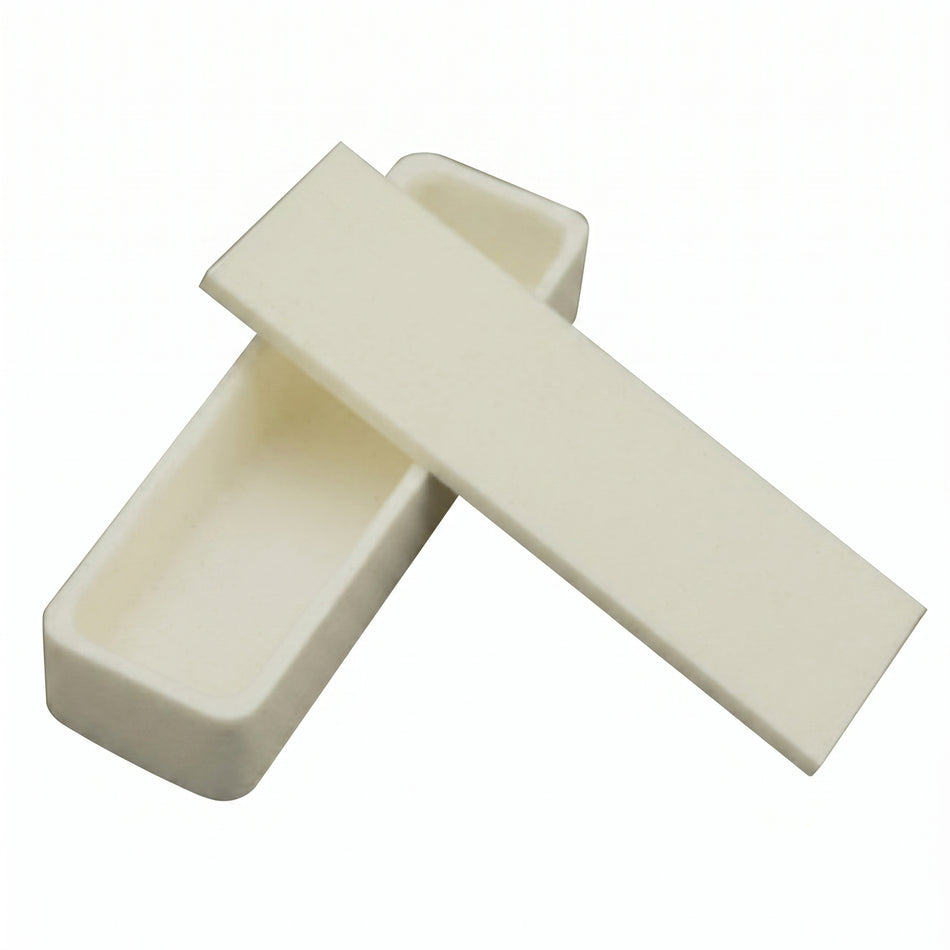 MSE PRO Covers for High Purity Alumina (Al<sub>2</sub>O<sub>3</sub>) Boat Crucible Rectangular AI image