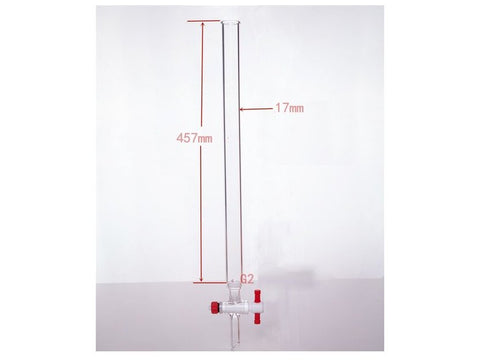 MSE PRO PTFE Gate Column with Sand Plate, φ17mm, Effective Length: 457mm - MSE Supplies LLC