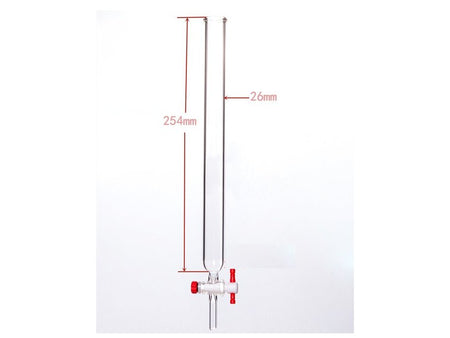 MSE PRO PTFE Gate Column, φ26mm, Effective Length: 254mm - MSE Supplies LLC