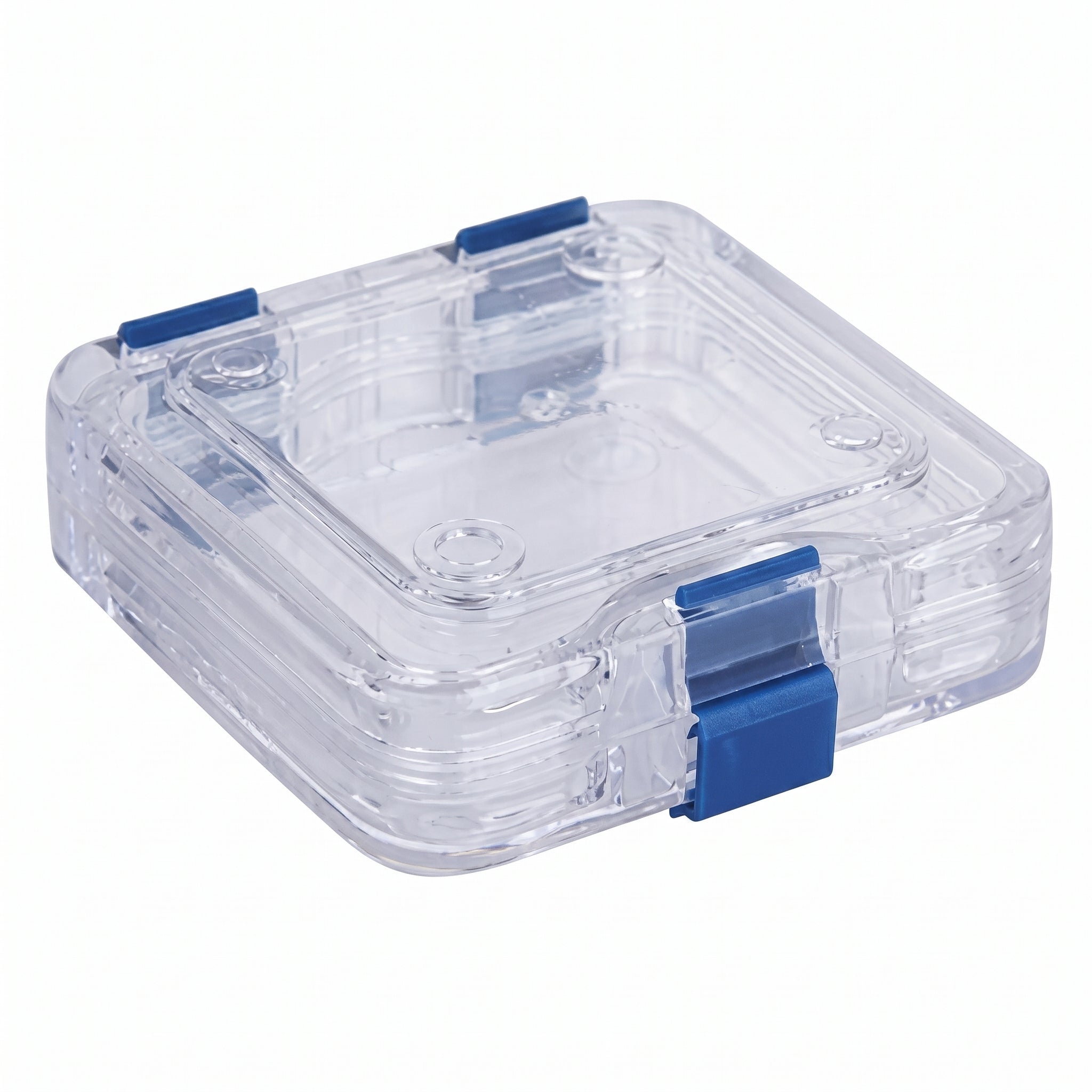 MSE PRO Plastic Membrane Box (75x75x25 mm) for Delicate Materials Storage AI image