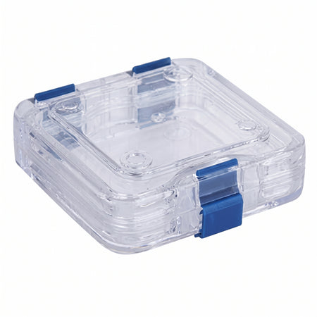 MSE PRO Plastic Membrane Box (75x75x25 mm) for Delicate Materials Storage AI image