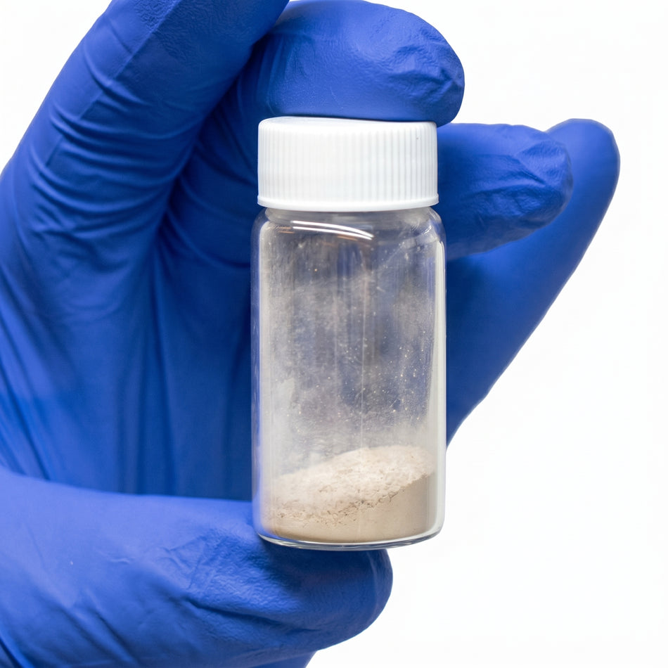 Ampcera Sulfide Solid Electrolyte Halide-Free Argyrodite Type SS7 Ultra Fine Powder, D50<1 um AI image