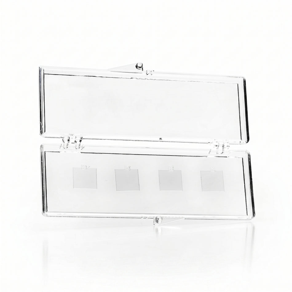 MSE PRO 10 mm x 10 mm Monolayer Graphene Film on 250um PET Substrate Pack of 4 AI image