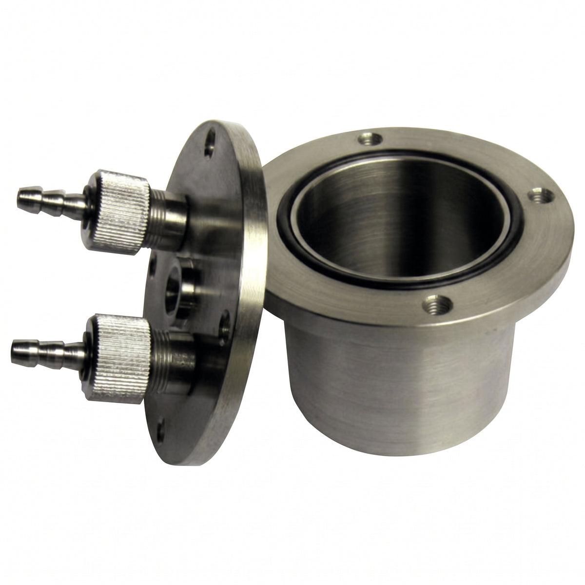 MSE PRO 1000 ml (1L) Tungsten Carbide (WC) Vacuum Planetary Milling Jar AI image