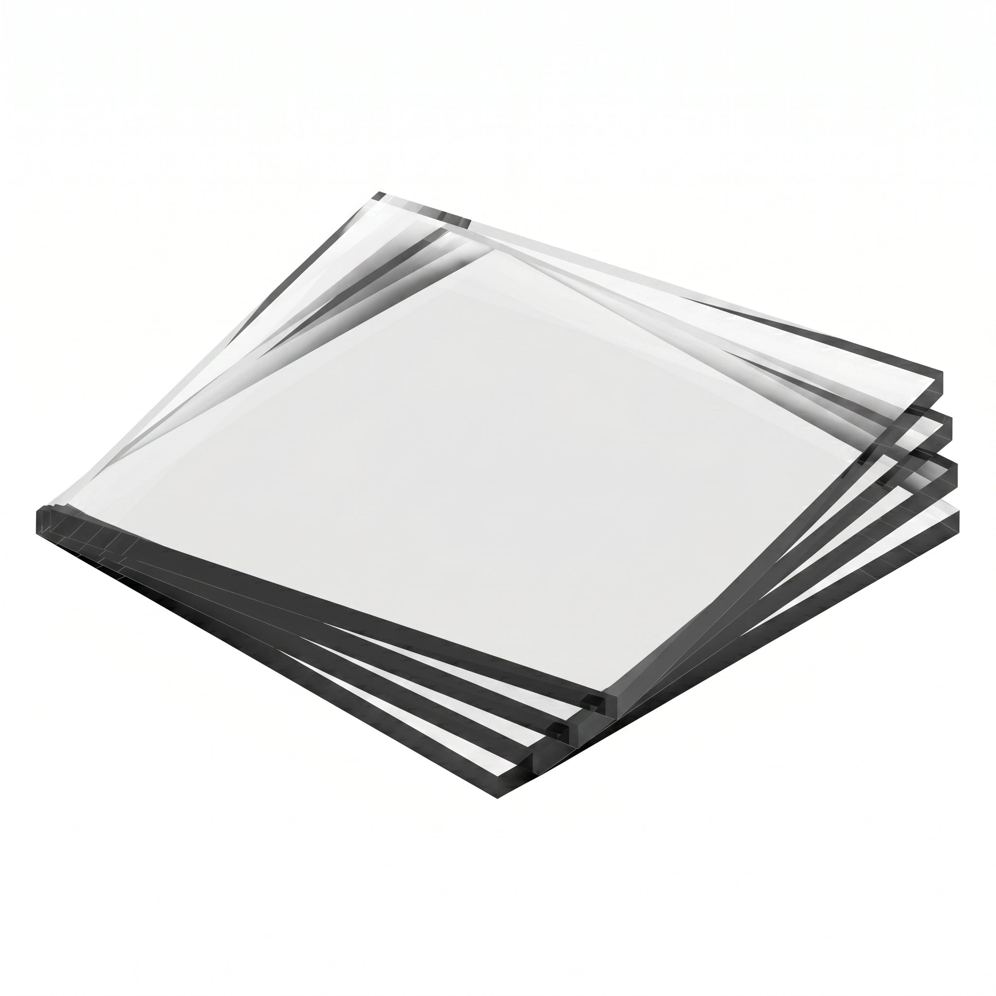 Fused quartz window glass – JGS2, 25 mm x 25 mm x 0.5 mm AI image