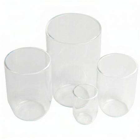 MSE PRO High Purity 99.99% Quartz High Form Crucibles AI image