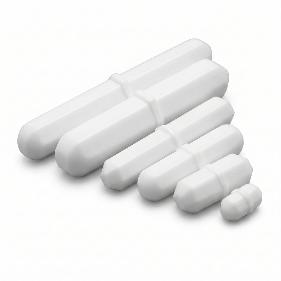 MSE PRO 10 Pieces Octahedral PTFE-Coated Magnetic Stir Bars AI image