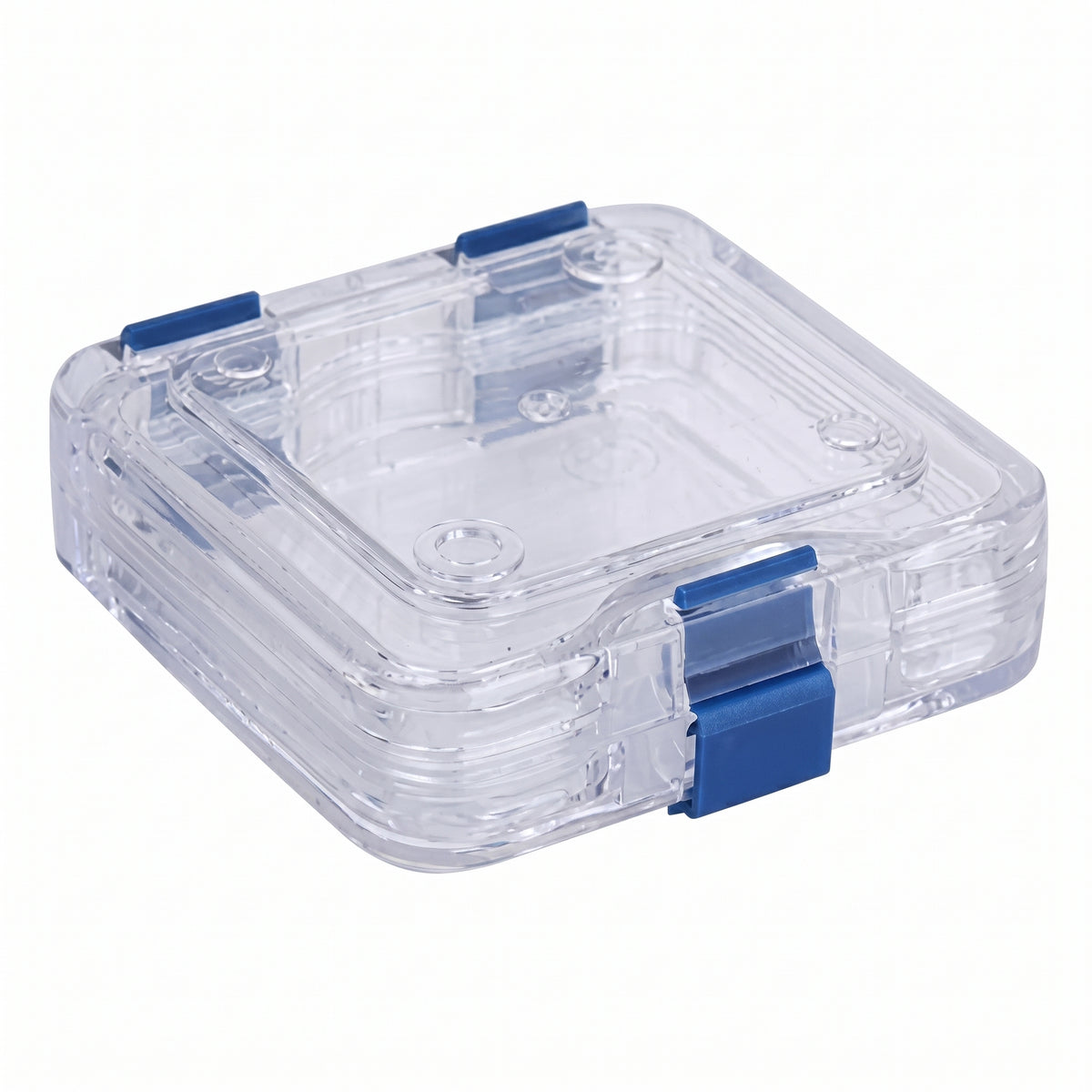 MSE PRO Plastic Membrane Box (100x100x50 mm) for Delicate Materials Storage AI image