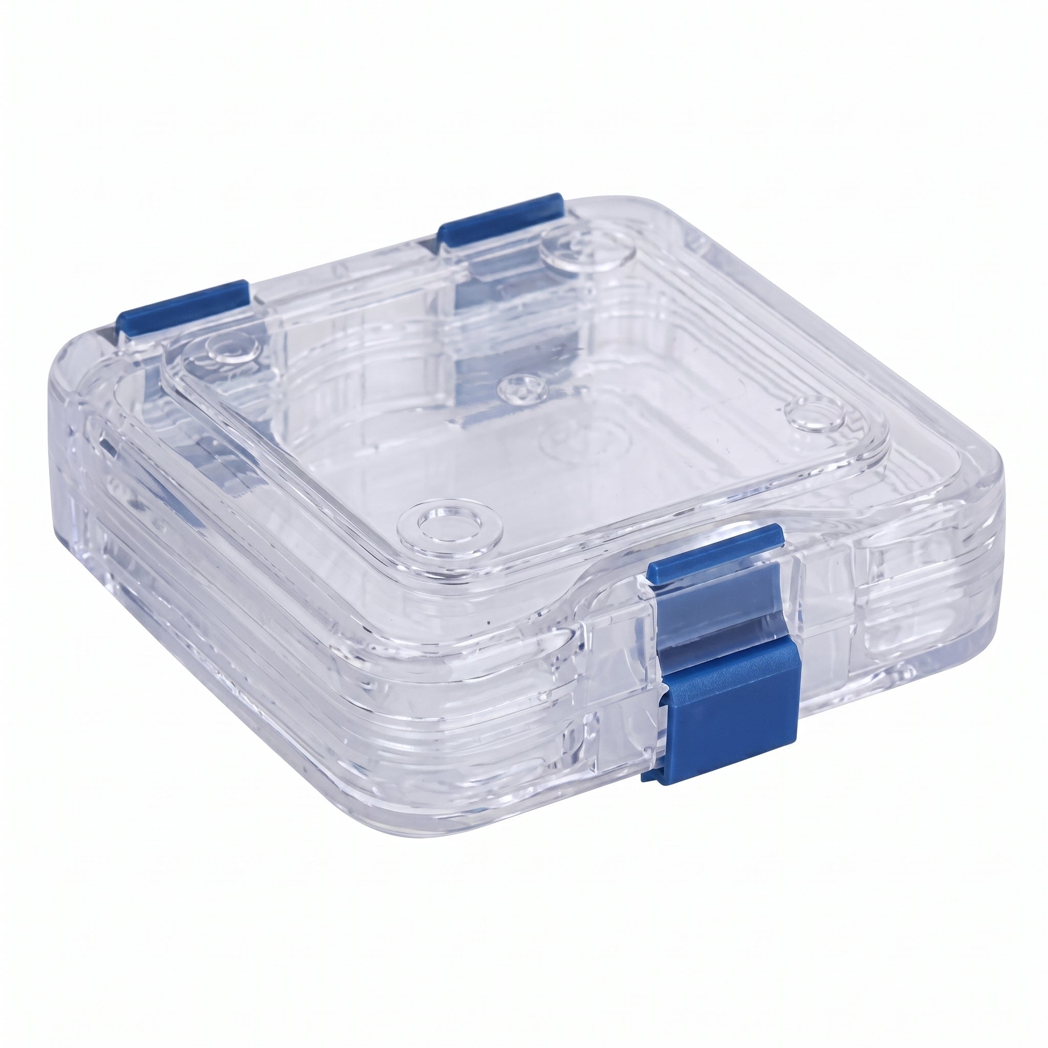 MSE PRO Plastic Membrane Box (100x100x50 mm) for Delicate Materials Storage AI image
