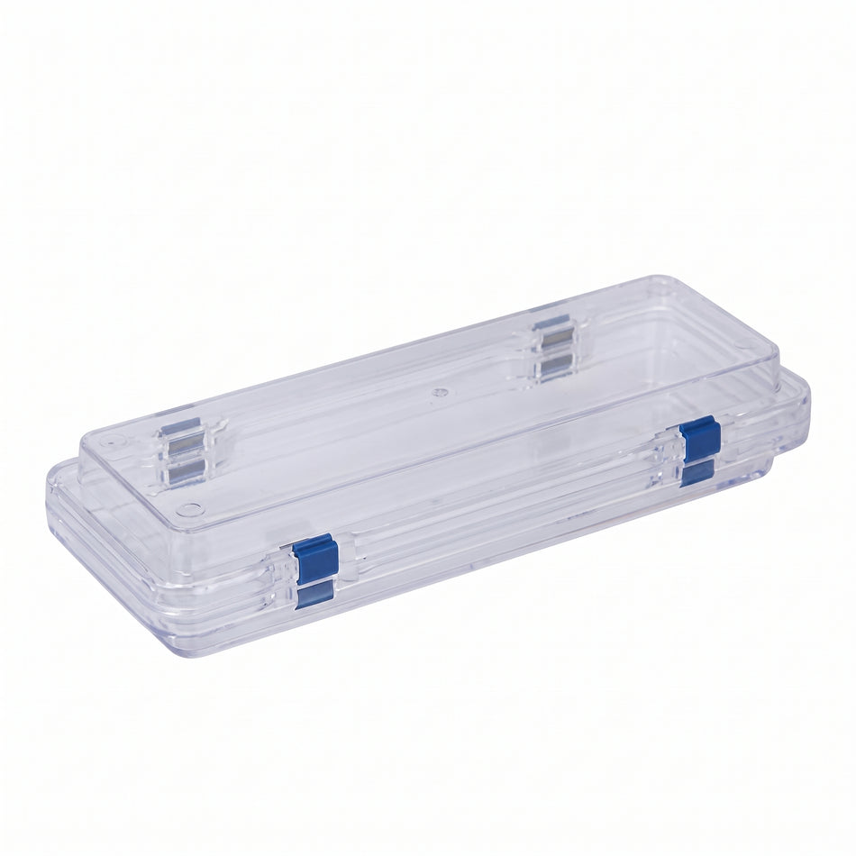 MSE PRO Plastic Membrane Box (275x100x50 mm) for Delicate Materials Storage AI image