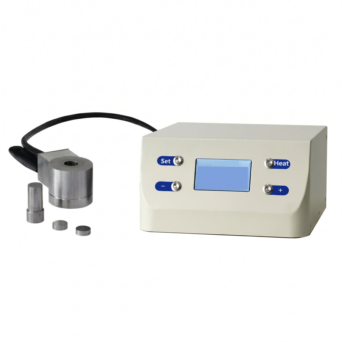 MSE PRO 0.4" (10 mm) Diameter Heating (up to 300 °C) Pellet Pressing Die Set AI image