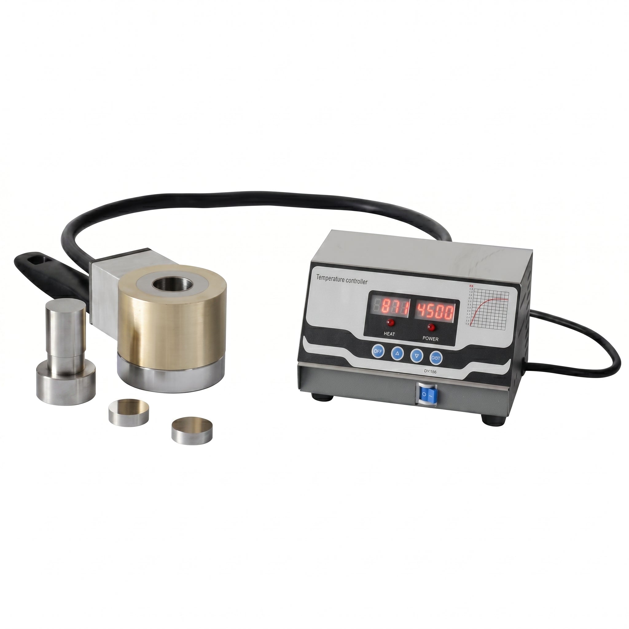 MSE PRO 1" (25.4 mm) Diameter Heating (up to 500 °C) Pellet Pressing Die Set AI image