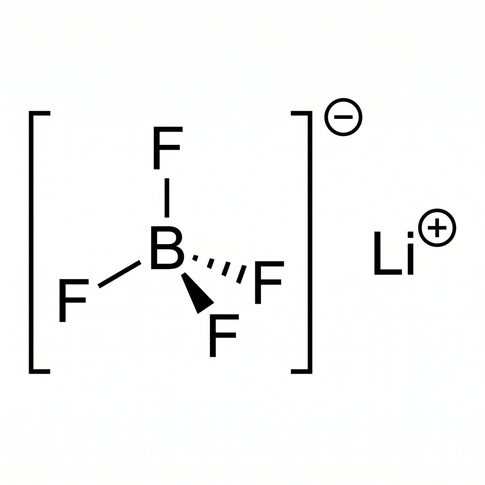 MSE PRO 50g Battery Grade (≥99.5%) Lithium tetrafluoroborate (LiBF<sub>4</sub>) Electrolyte Powder for Battery Research AI image