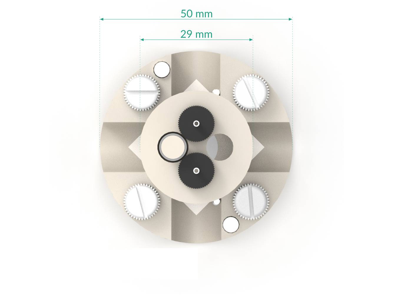 Bottom Mount Electrochemical Cell, Electrochemical Products, Redox.me, MSE Supplies