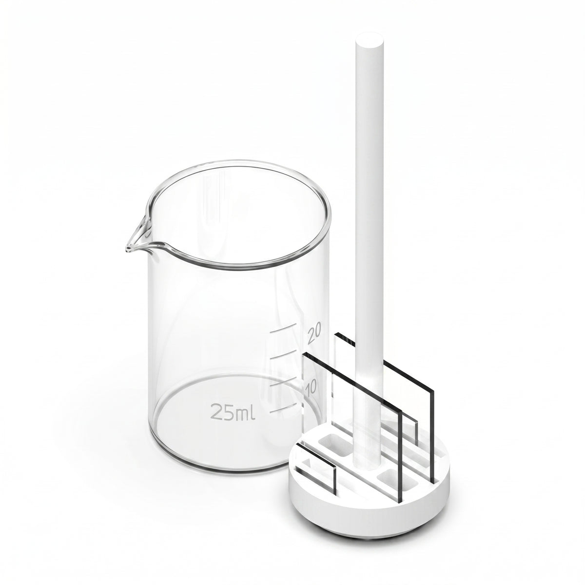 S Rack 25 ML - Substrate Rack For 25 ML Beaker AI image