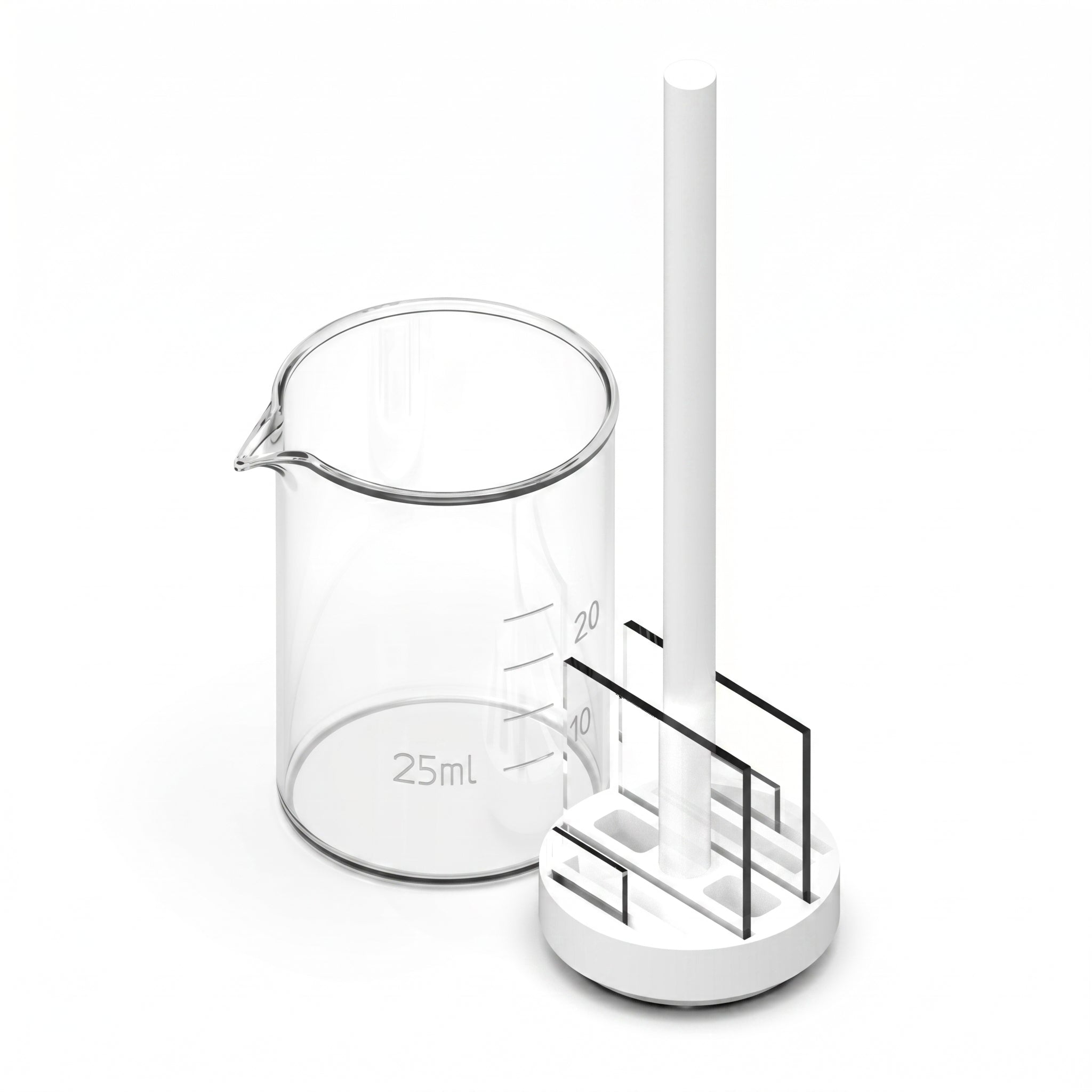 S Rack 25 ML - Substrate Rack For 25 ML Beaker AI image