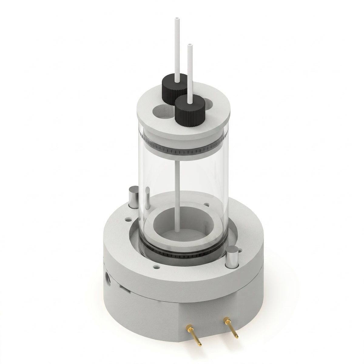 Electrochemical Quartz Crystal Microbalance Cell AI image