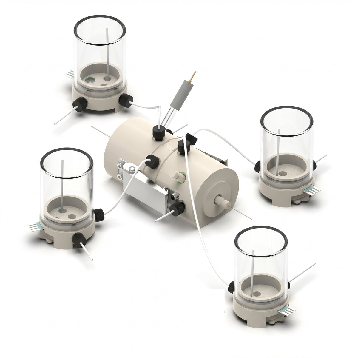 Configurable Capacitive Deionization Setup AI image