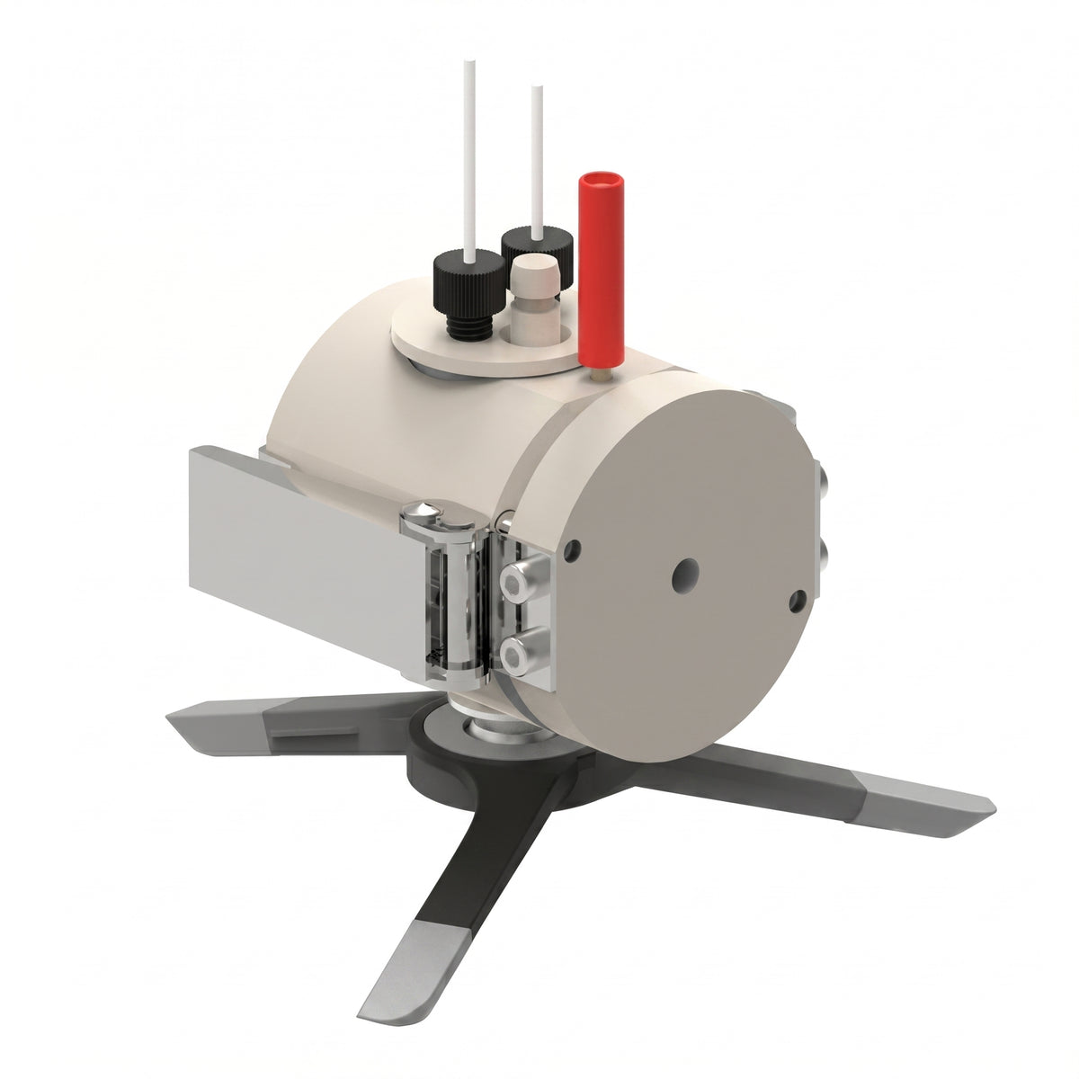 Hook Clamp Assembled Front Contact Photo-Electrochemical Cell AI image
