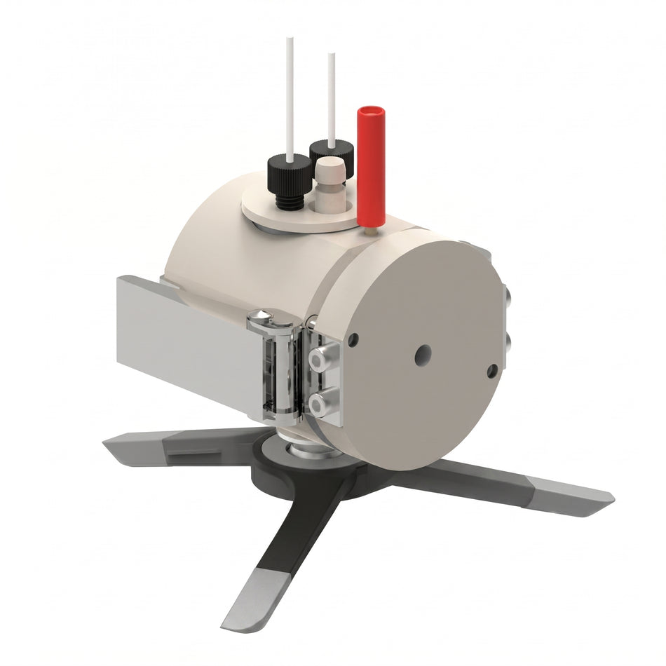 Hook Clamp Assembled Front Contact Photo-Electrochemical Cell AI image