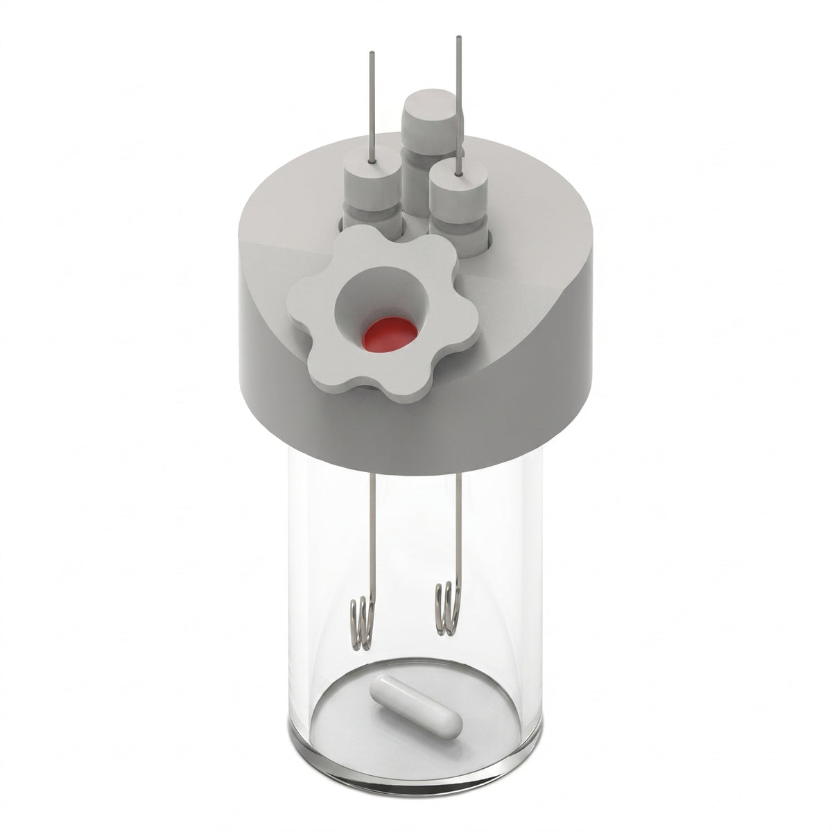 Electrosynthesis Reactor B-Series/Septa, 26 Mm Od, 3-Port AI image