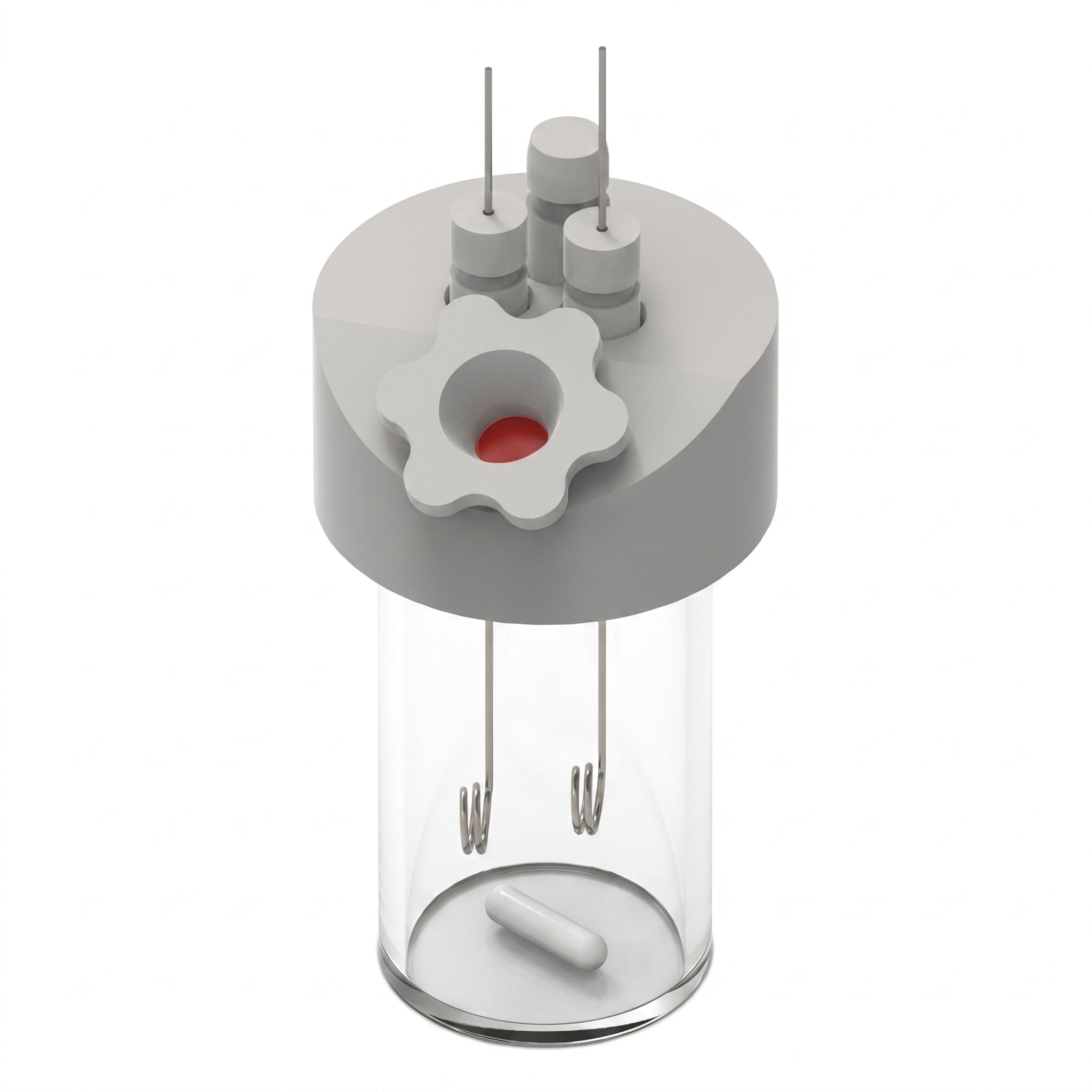 Electrosynthesis Reactor B-Series/Septa, 26 Mm Od, 3-Port AI image